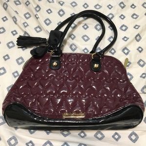 Patent leather Betsey Johnson purse